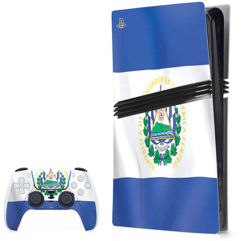El Salvador Flag PlayStation PS5 Skins